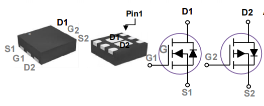 XR2221 N+P双通道东莞场效应管，低导通内阻