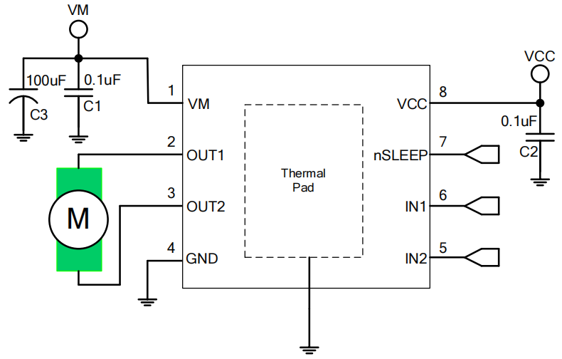 12V东莞直流电机驱动芯片 BDR6122F
