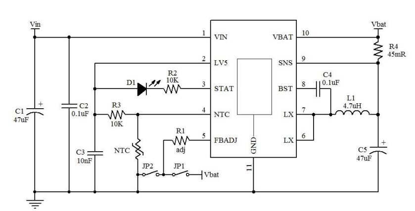 BC910东莞 开关型单节锂电池充电管理芯片，3A同步降压锂离子充电器
