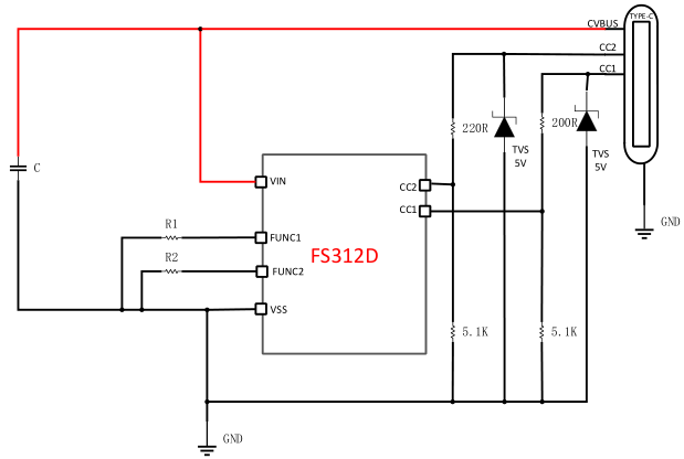 USB Type-C PD3.2快充协议智能触发芯片 东莞FS312D