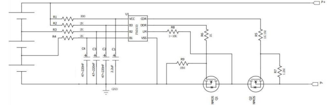 FM3450C 东莞3节串联用锂电池保护IC
