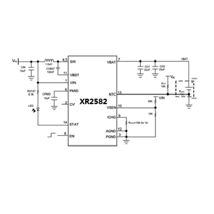 东莞XR2582(双节锂电池充电IC）